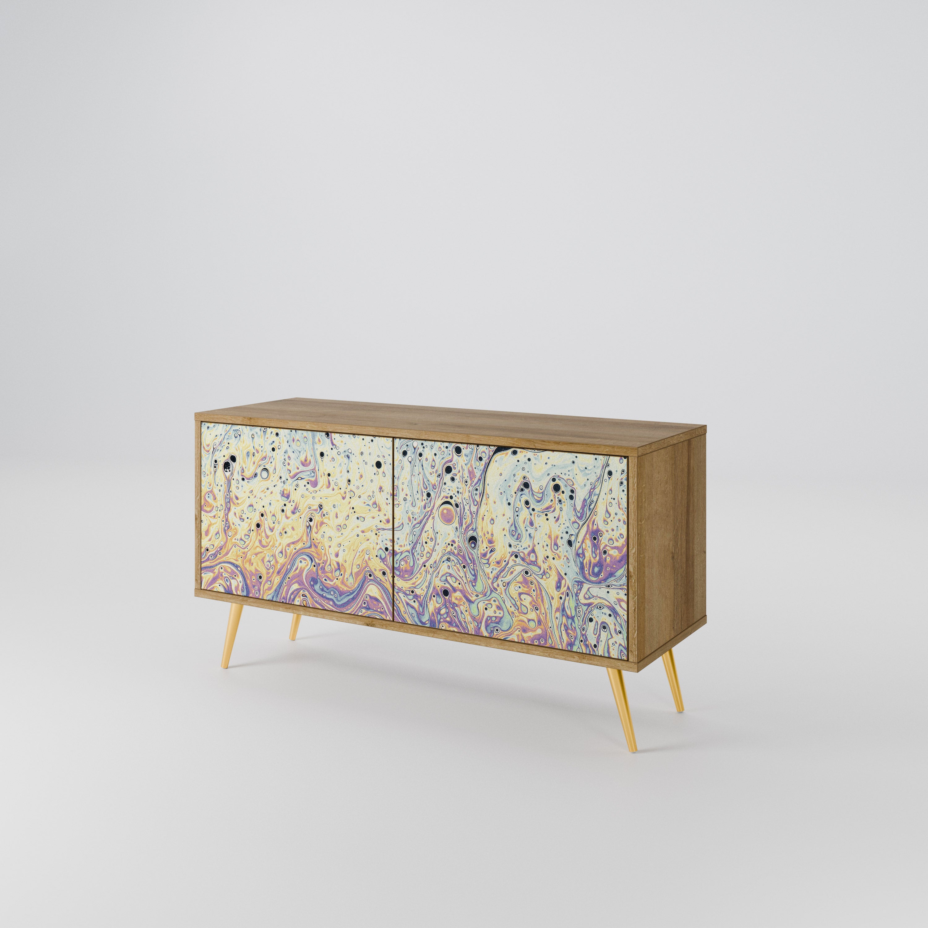 MOSAIC OF COLORS Móvel de TV Compacto de 2 Portas