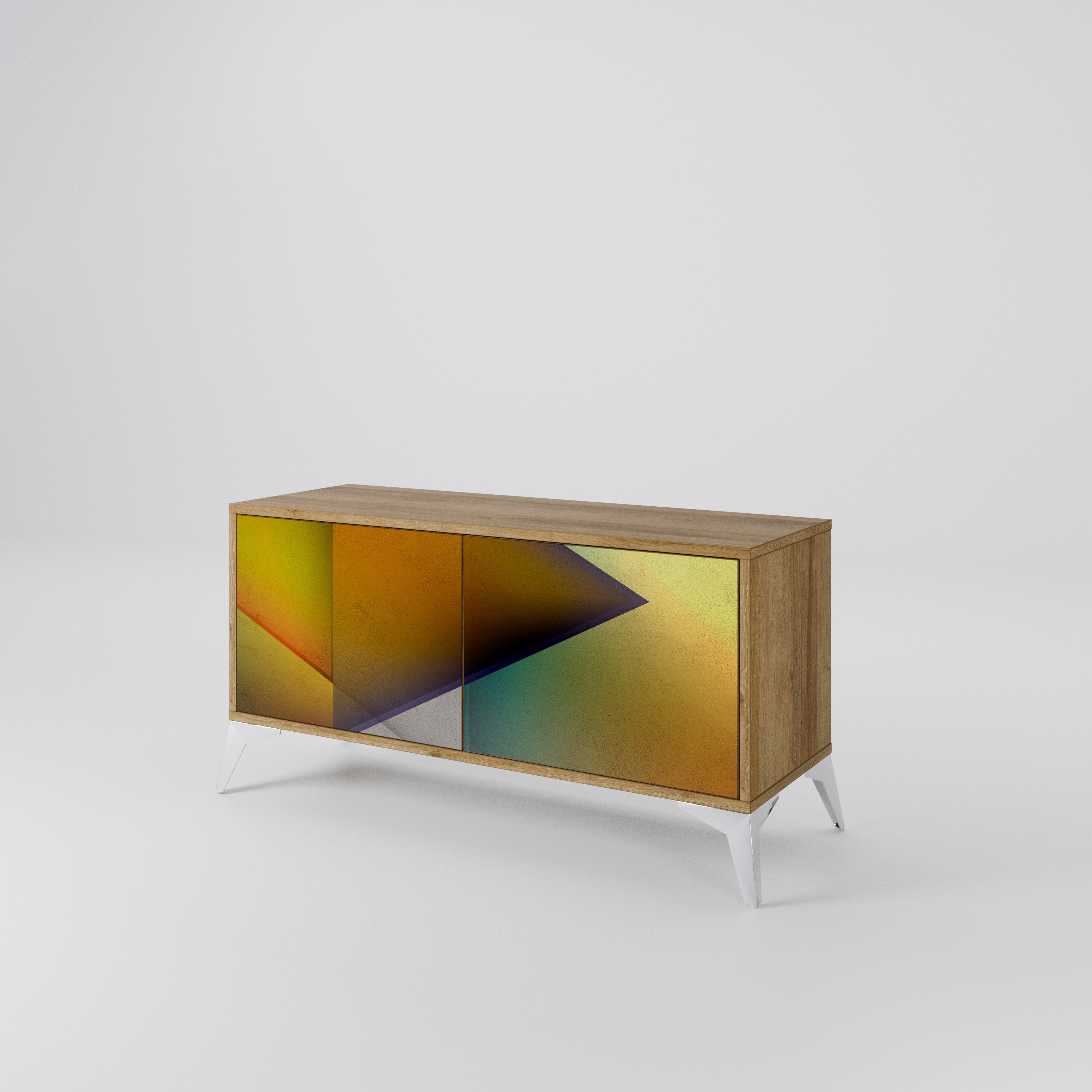 PIERCING SHARPNESS Compact 2-Door TV Cabinet