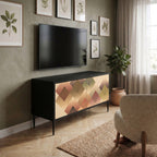 GEOMETRIC FUSION Móvel de TV Compacto de 2 Portas