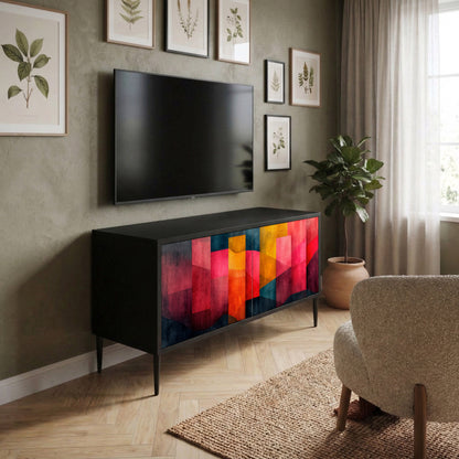 COLORFUL SOUNDS Móvel de TV Compacto de 2 Portas