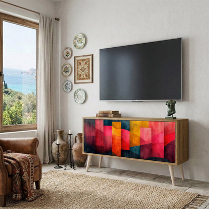 COLORFUL SOUNDS Móvel de TV Compacto de 2 Portas