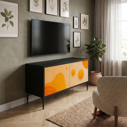 ORANGE ARRANGEMENT Móvel de TV Compacto de 2 Portas