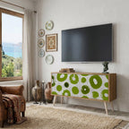 GREEN RHAPSODY Móvel de TV Compacto de 2 Portas