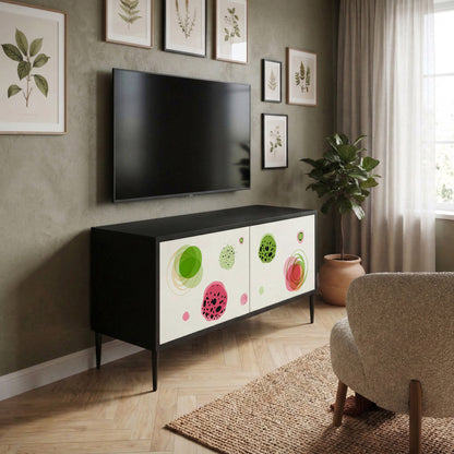 COLORFUL COSMOS Móvel de TV Compacto de 2 Portas