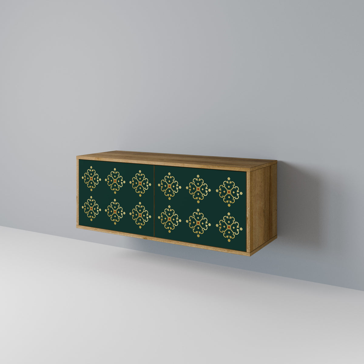 ROYAL MEDALLION Móvel de TV Compacto de 2 Portas