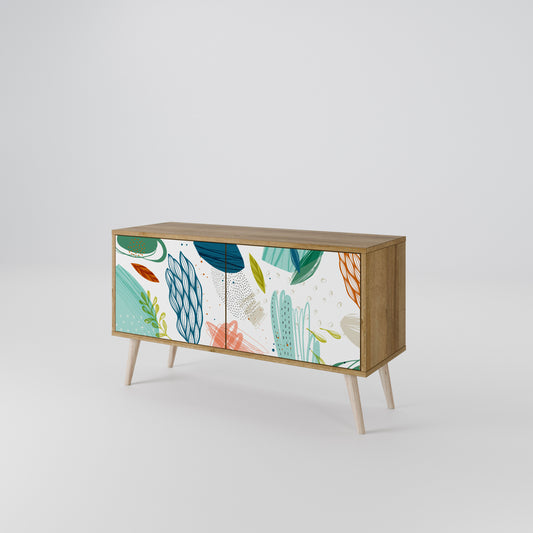 BOTANICAL HURRICANE Móvel de TV Compacto de 2 Portas