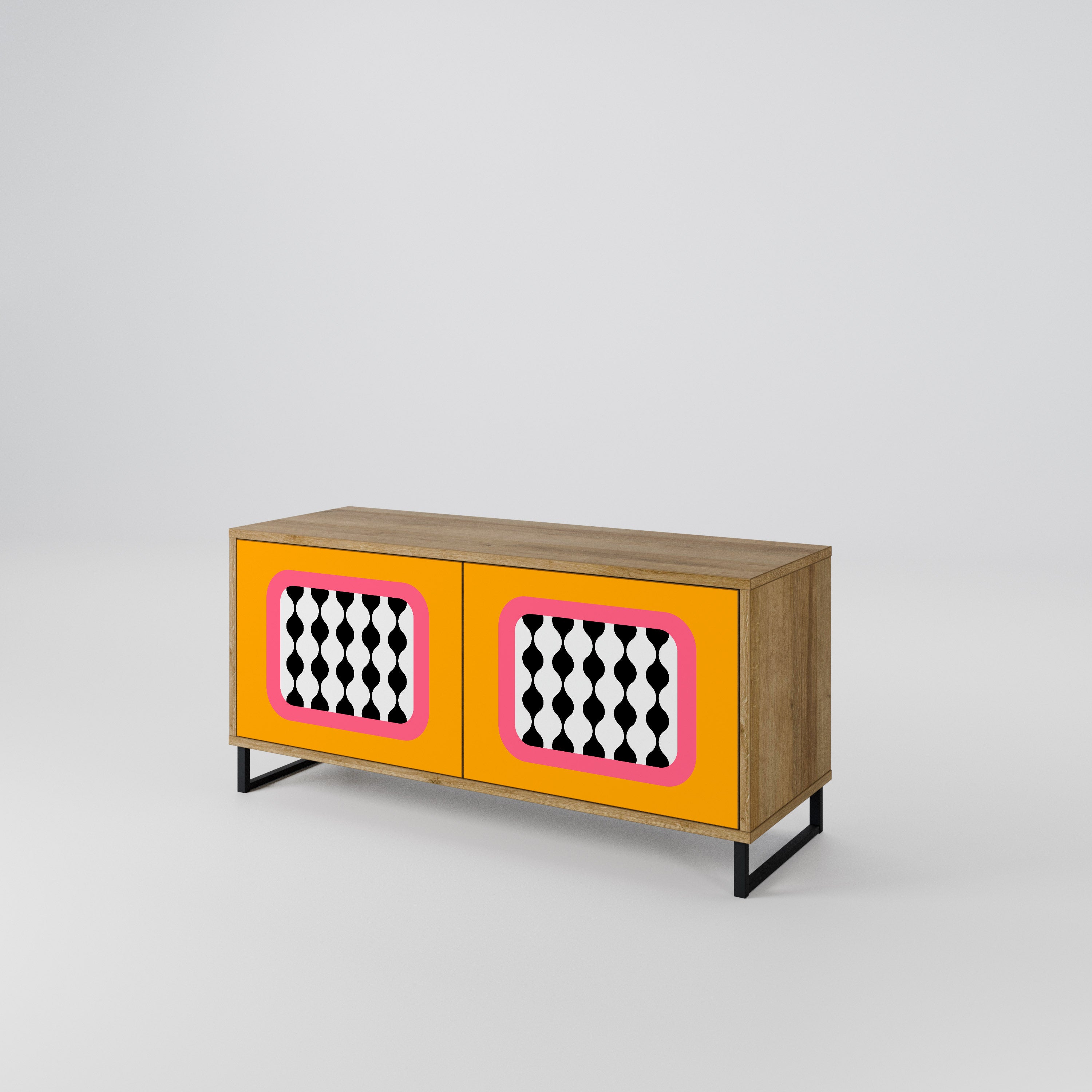 TEARS IN HEAVEN Compact 2-Door TV Cabinet