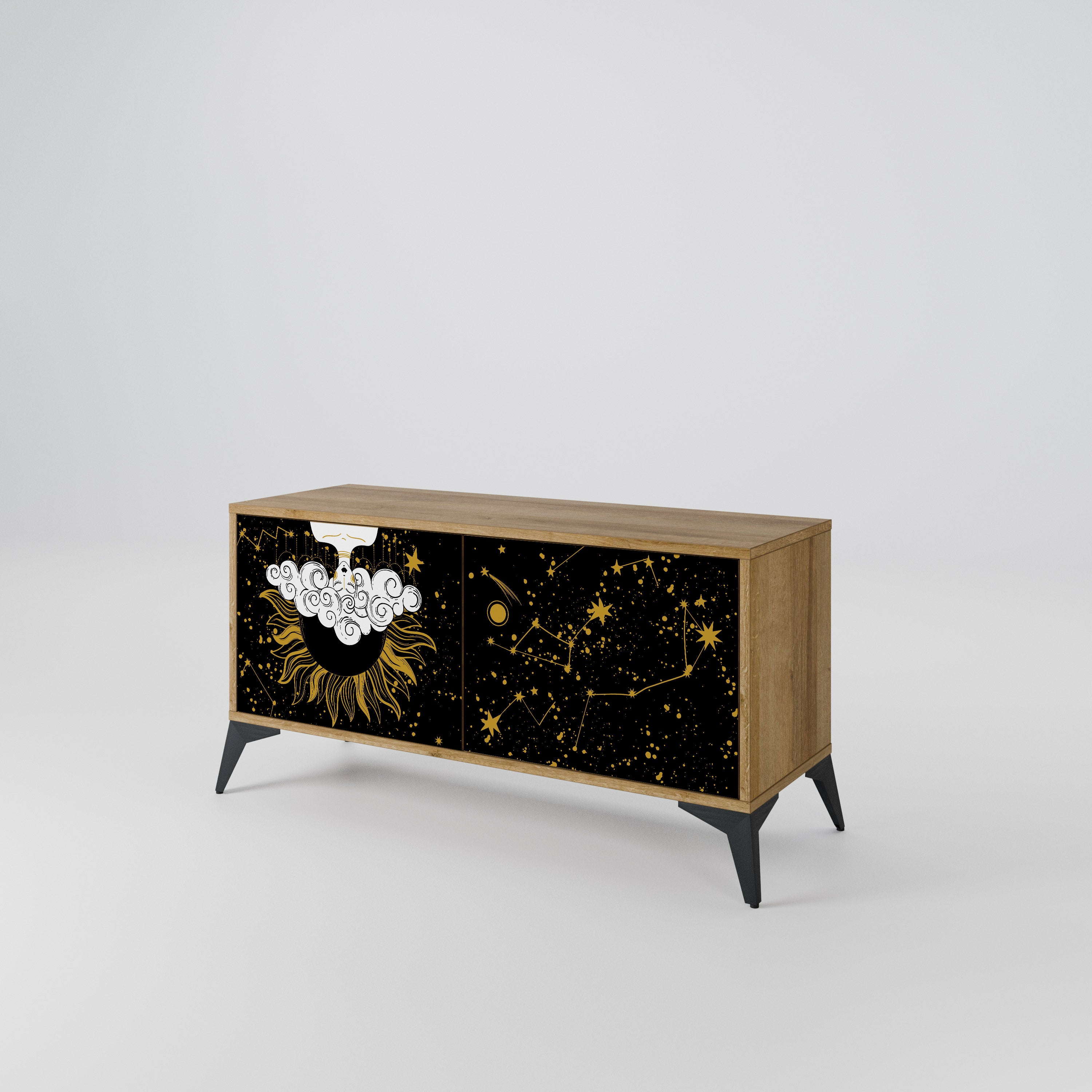 STELLAR CONSTELLATIONS Compact 2-Door TV Cabinet