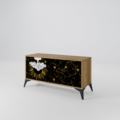 STELLAR CONSTELLATIONS Móvel de TV Compacto de 2 Portas