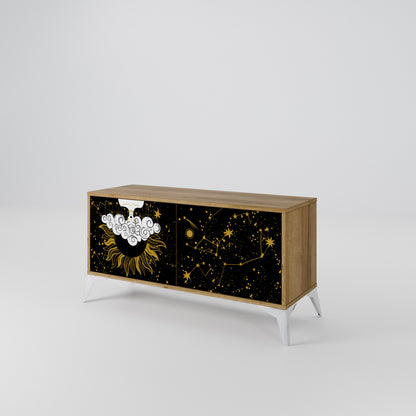 STELLAR CONSTELLATIONS Móvel de TV Compacto de 2 Portas
