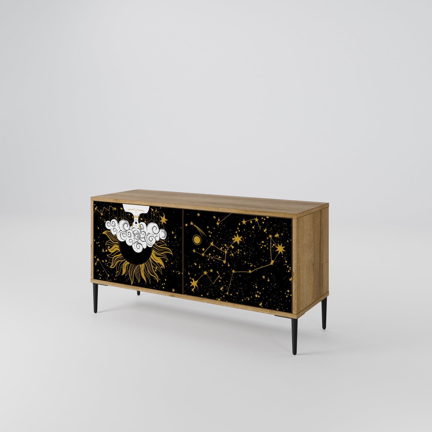 STELLAR CONSTELLATIONS Móvel de TV Compacto de 2 Portas