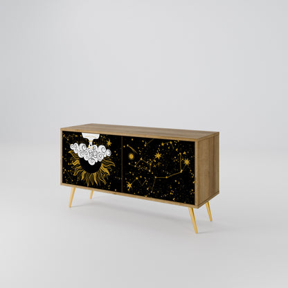 STELLAR CONSTELLATIONS Móvel de TV Compacto de 2 Portas