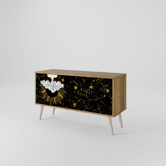 STELLAR CONSTELLATIONS Móvel de TV Compacto de 2 Portas