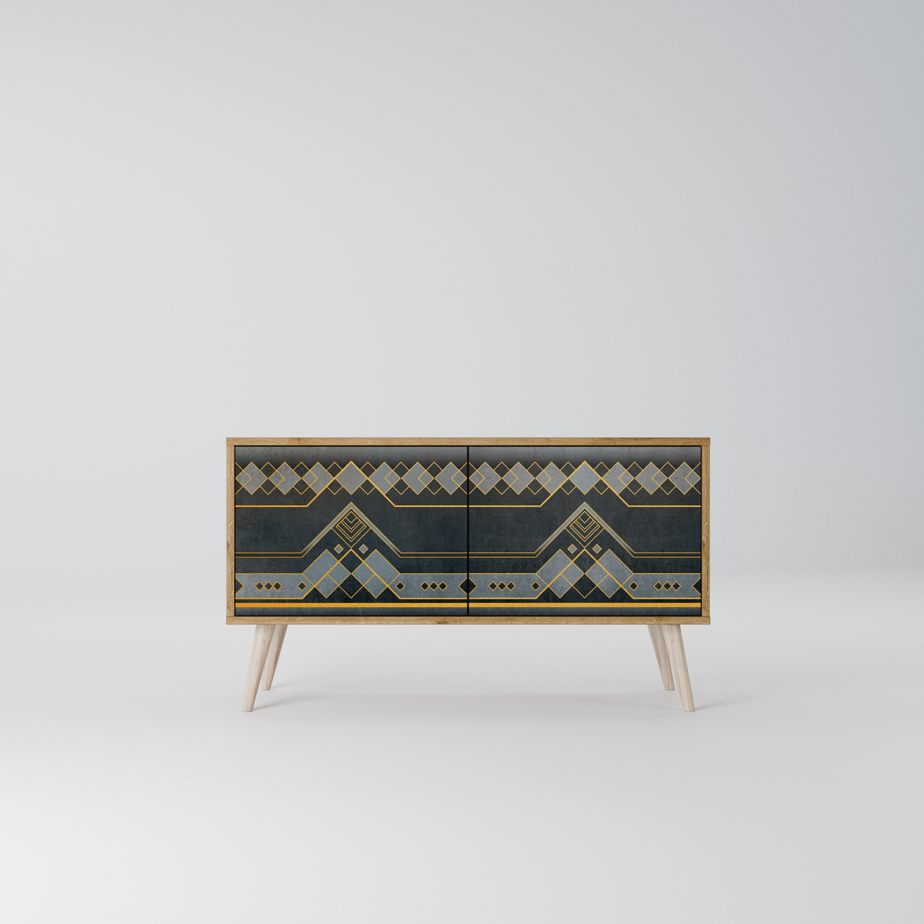 ROYAL ORDINARINESS Compact 2-Door TV Cabinet