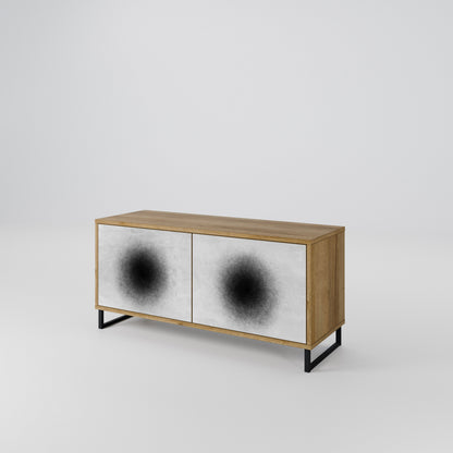 BLACK HOLE Compact 2-Door TV Cabinet