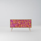 LOVELY MEMORIES Compact 2-Door TV Cabinet