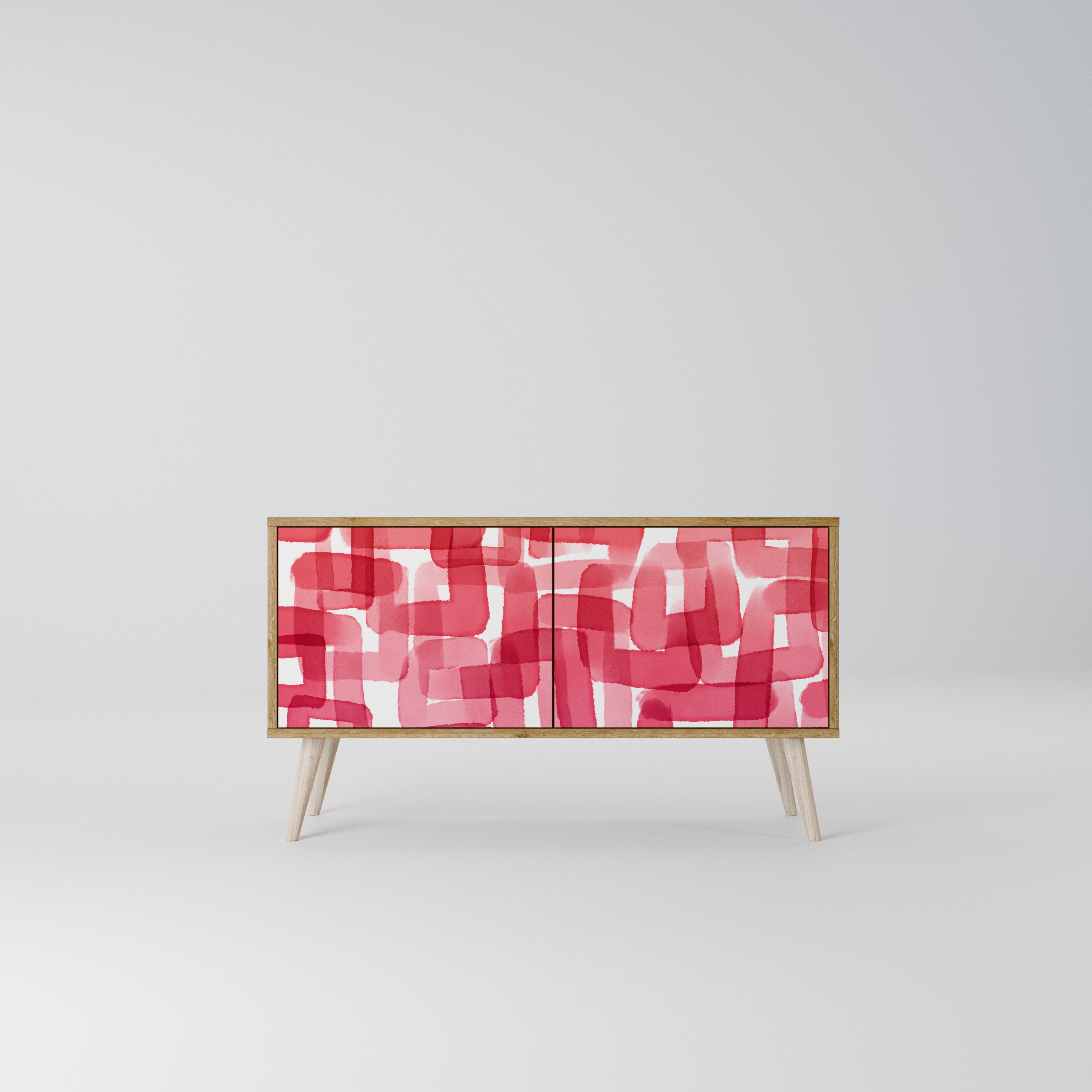 KALEIDOSCOPIC CUBISM Compact 2-Door TV Cabinet