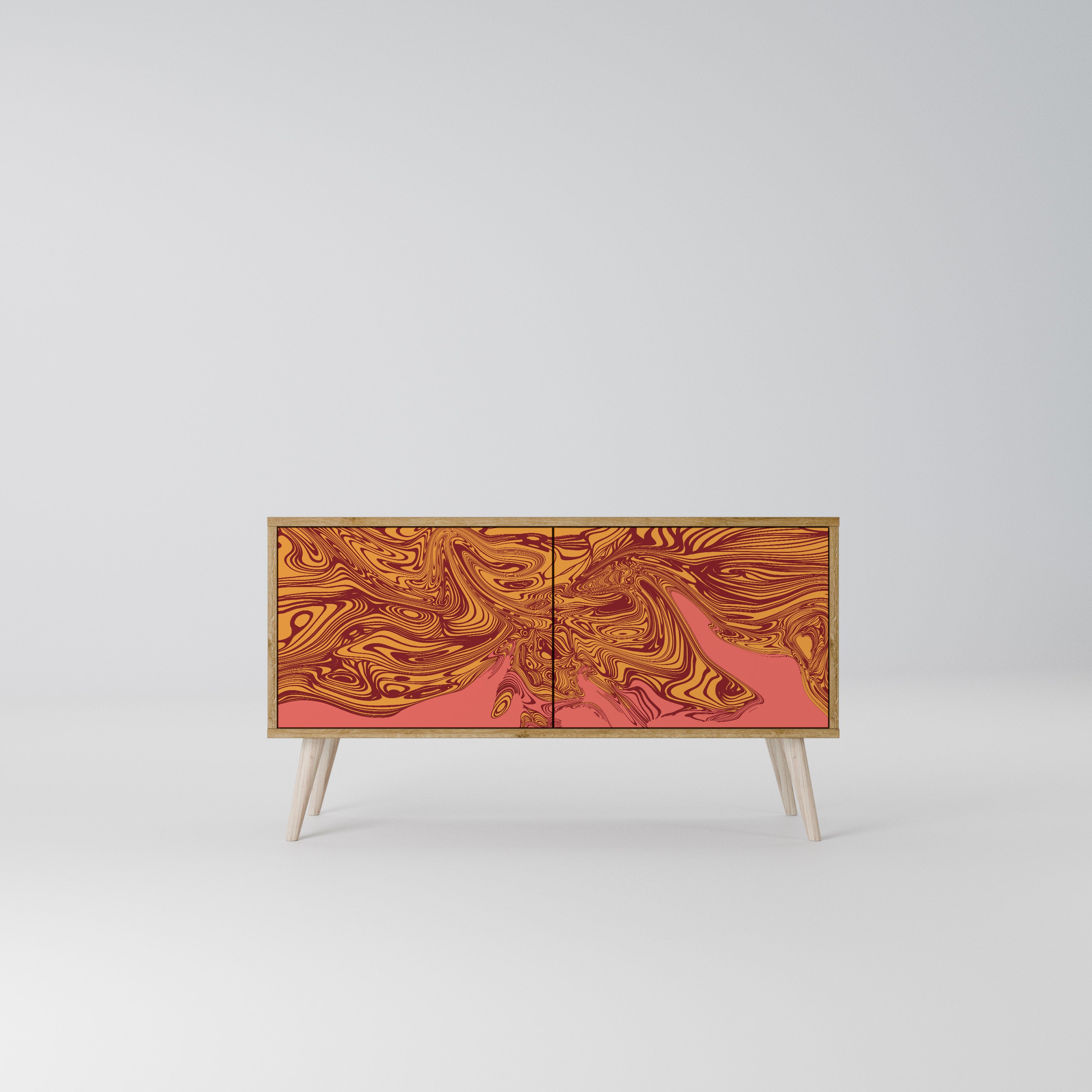 FLOATING THOUGHTS Compact 2-Door TV Cabinet