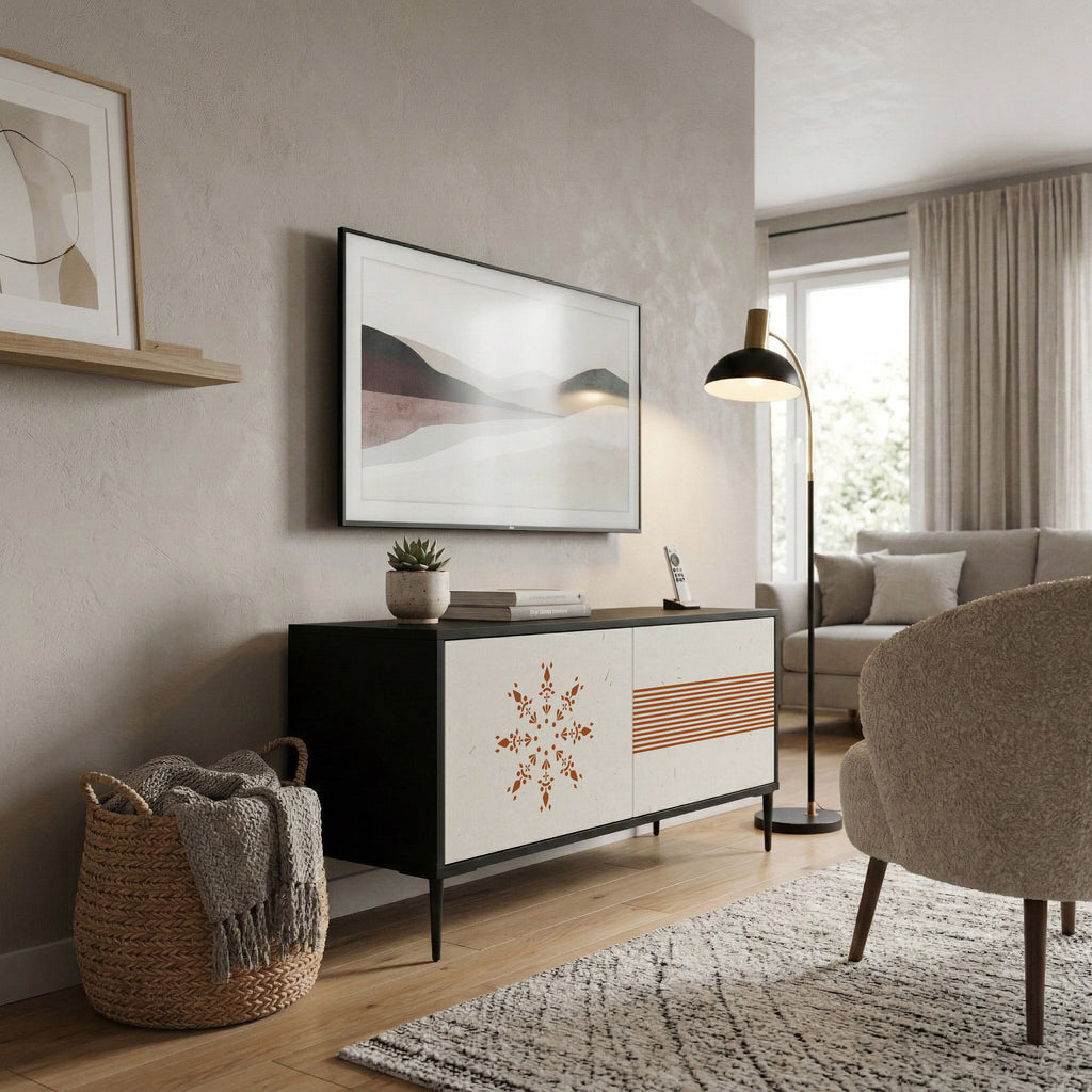 DAILY HARMONY Compact 2-Door TV Cabinet