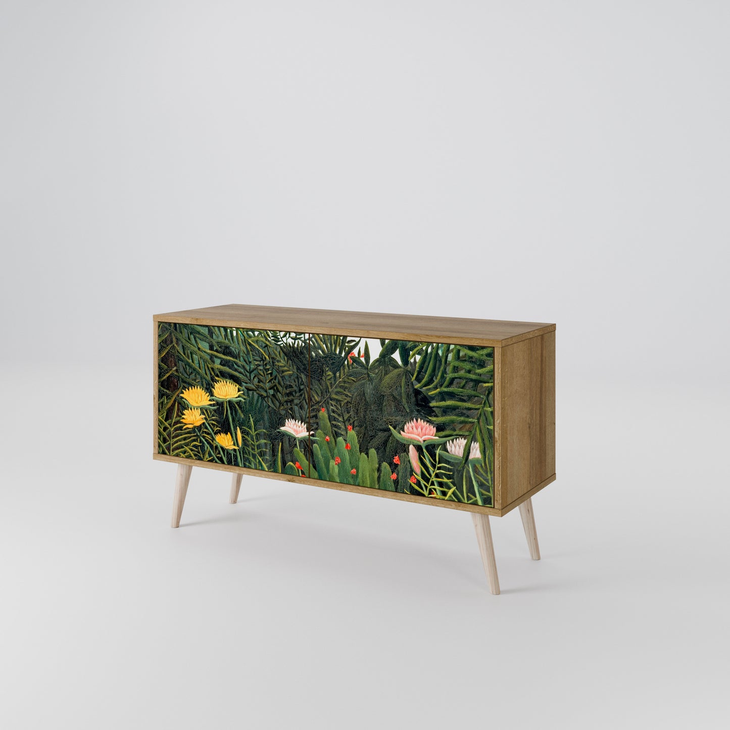 VIRGIN FOREST WITH SUNSET Móvel de TV Compacto de 2 Portas