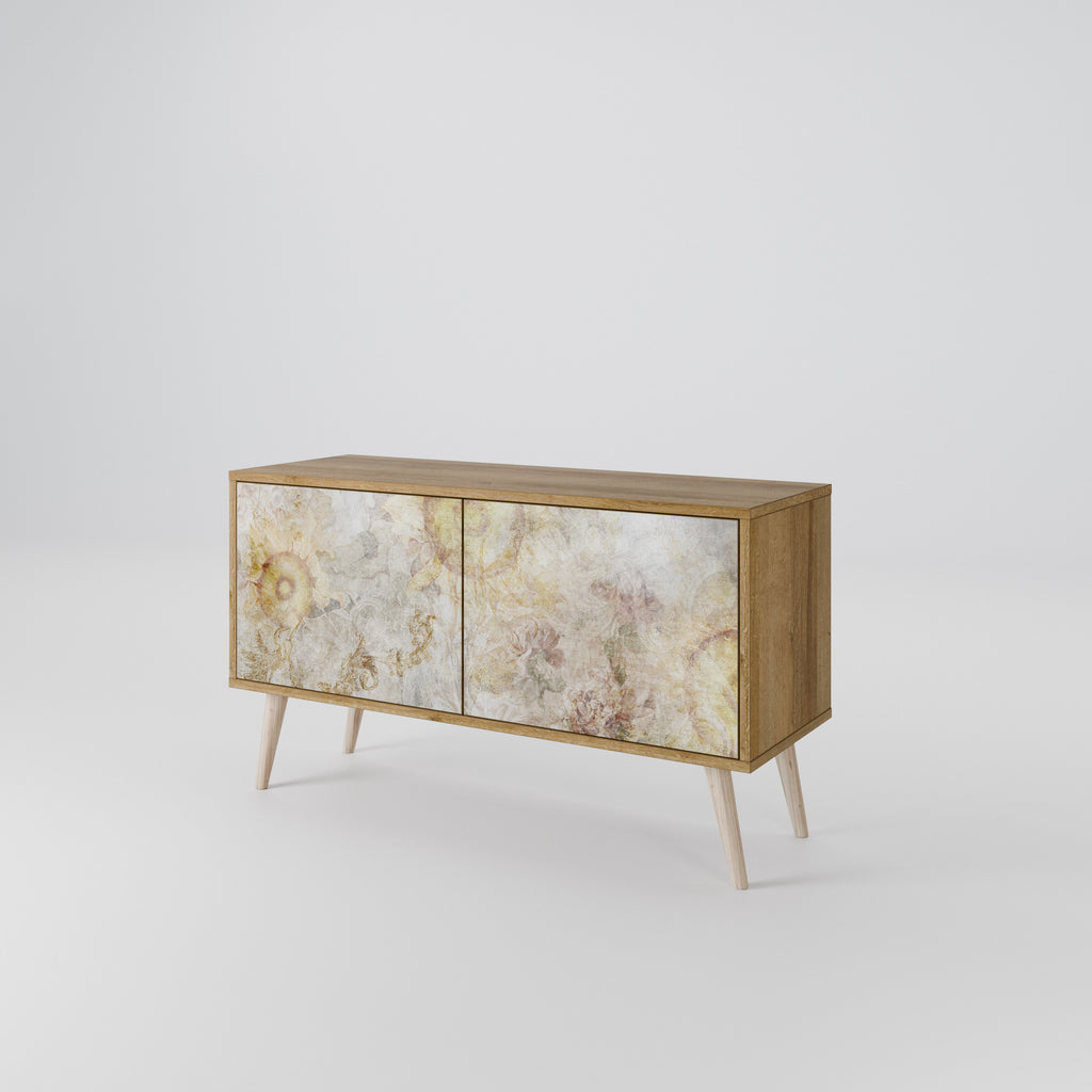 SUNFLOWER BLUR Compact 2-Door TV Cabinet