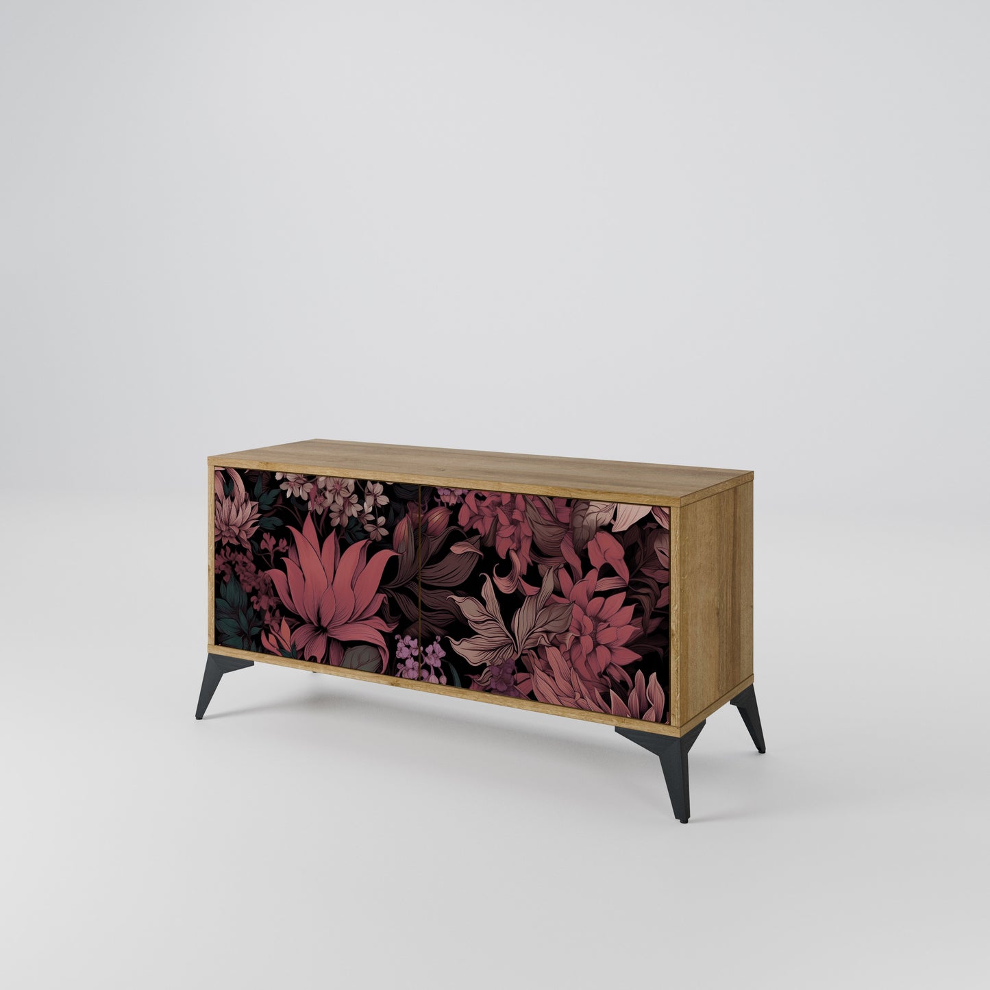 FLORAL WHISPER Móvel de TV Compacto de 2 Portas