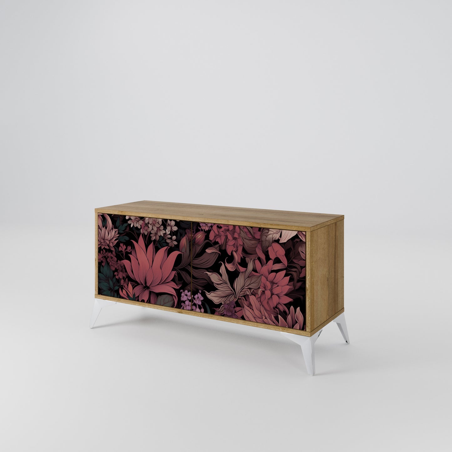 FLORAL WHISPER Móvel de TV Compacto de 2 Portas