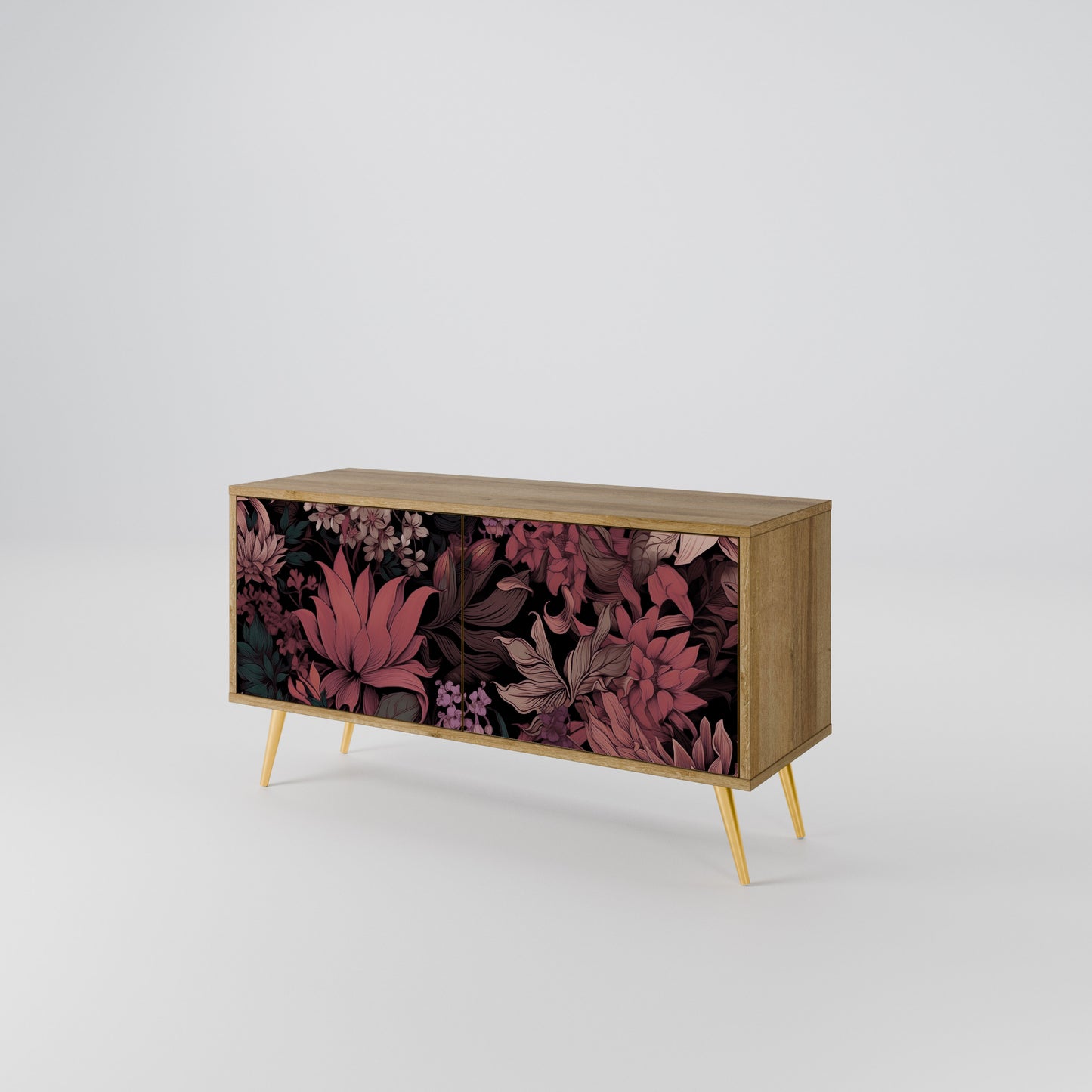FLORAL WHISPER Móvel de TV Compacto de 2 Portas