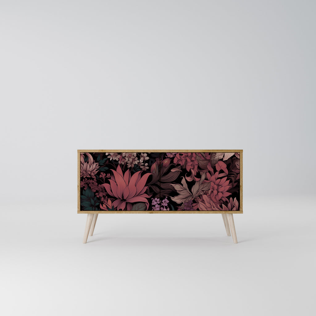 FLORAL WHISPER Compact 2-Door TV Cabinet