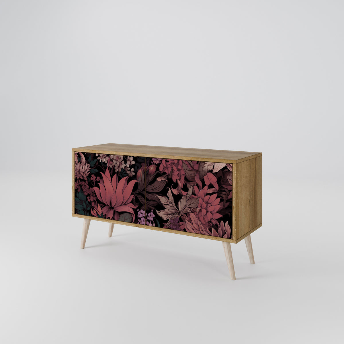 FLORAL WHISPER Móvel de TV Compacto de 2 Portas