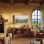 FLORAL WHISPER Compact 2-Door TV Cabinet