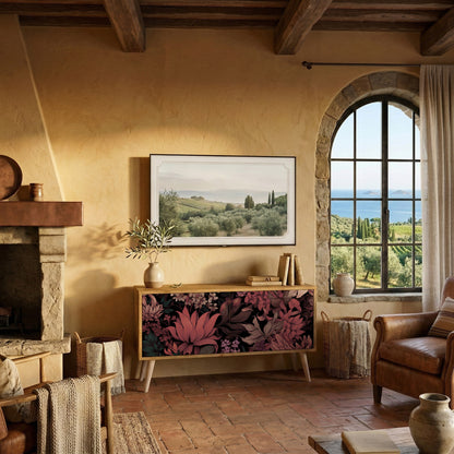 FLORAL WHISPER Móvel de TV Compacto de 2 Portas