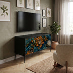 MORNING BLOOM Compact 2-Door TV Cabinet