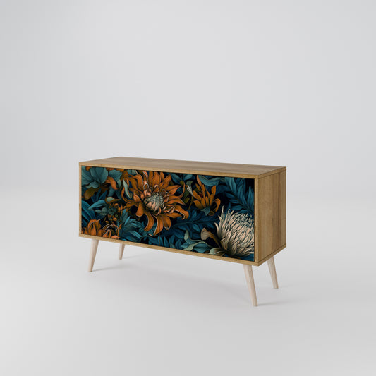 MORNING BLOOM Móvel de TV Compacto de 2 Portas