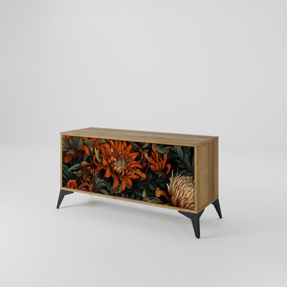 DAWN BLOOM Móvel de TV Compacto de 2 Portas