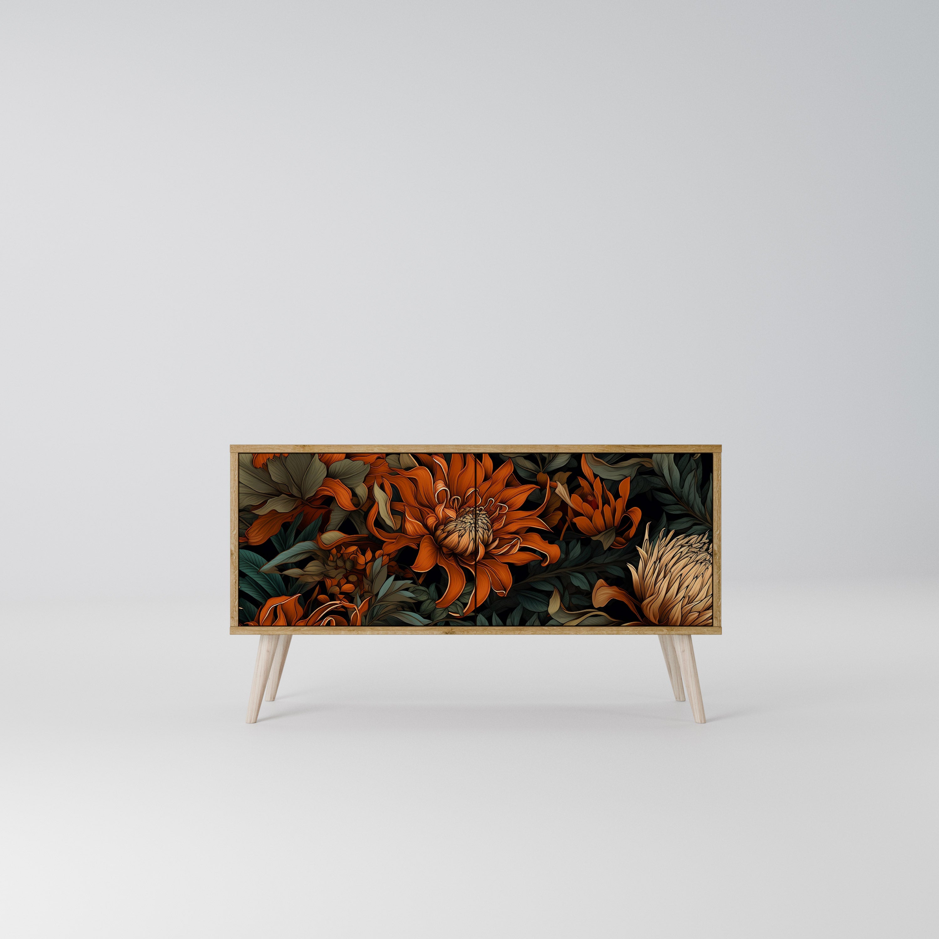 DAWN BLOOM Compact 2-Door TV Cabinet