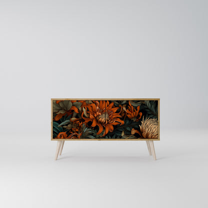 DAWN BLOOM Móvel de TV Compacto de 2 Portas
