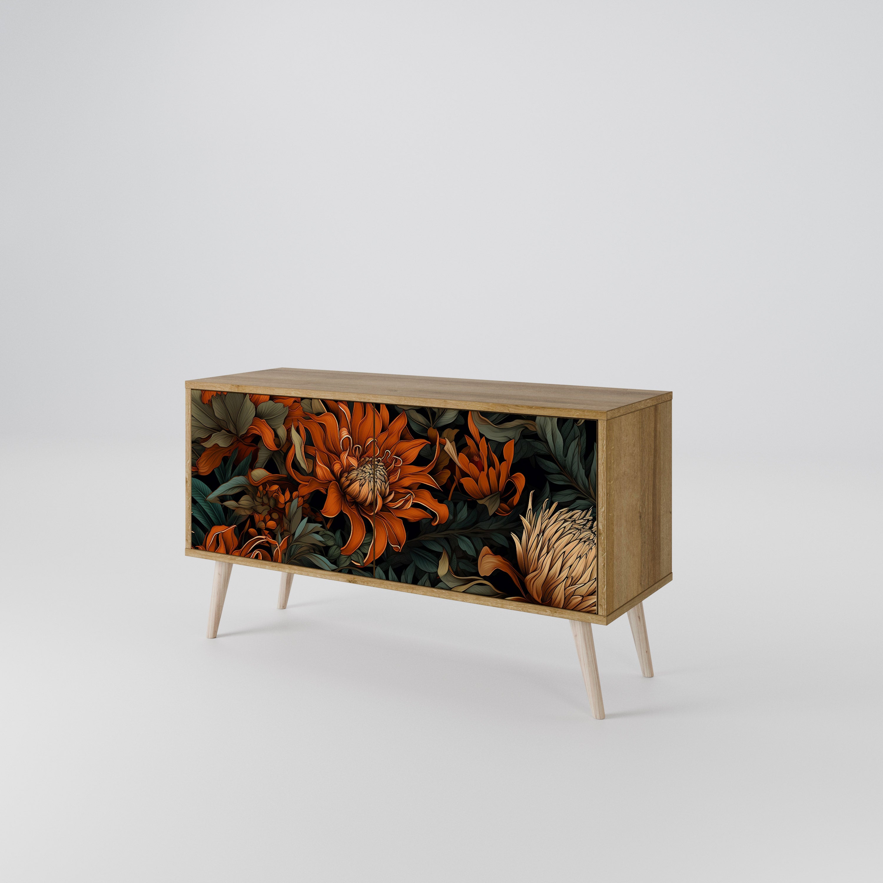 DAWN BLOOM Compact 2-Door TV Cabinet