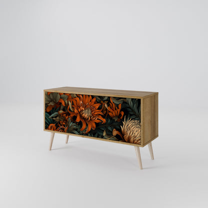 DAWN BLOOM Móvel de TV Compacto de 2 Portas