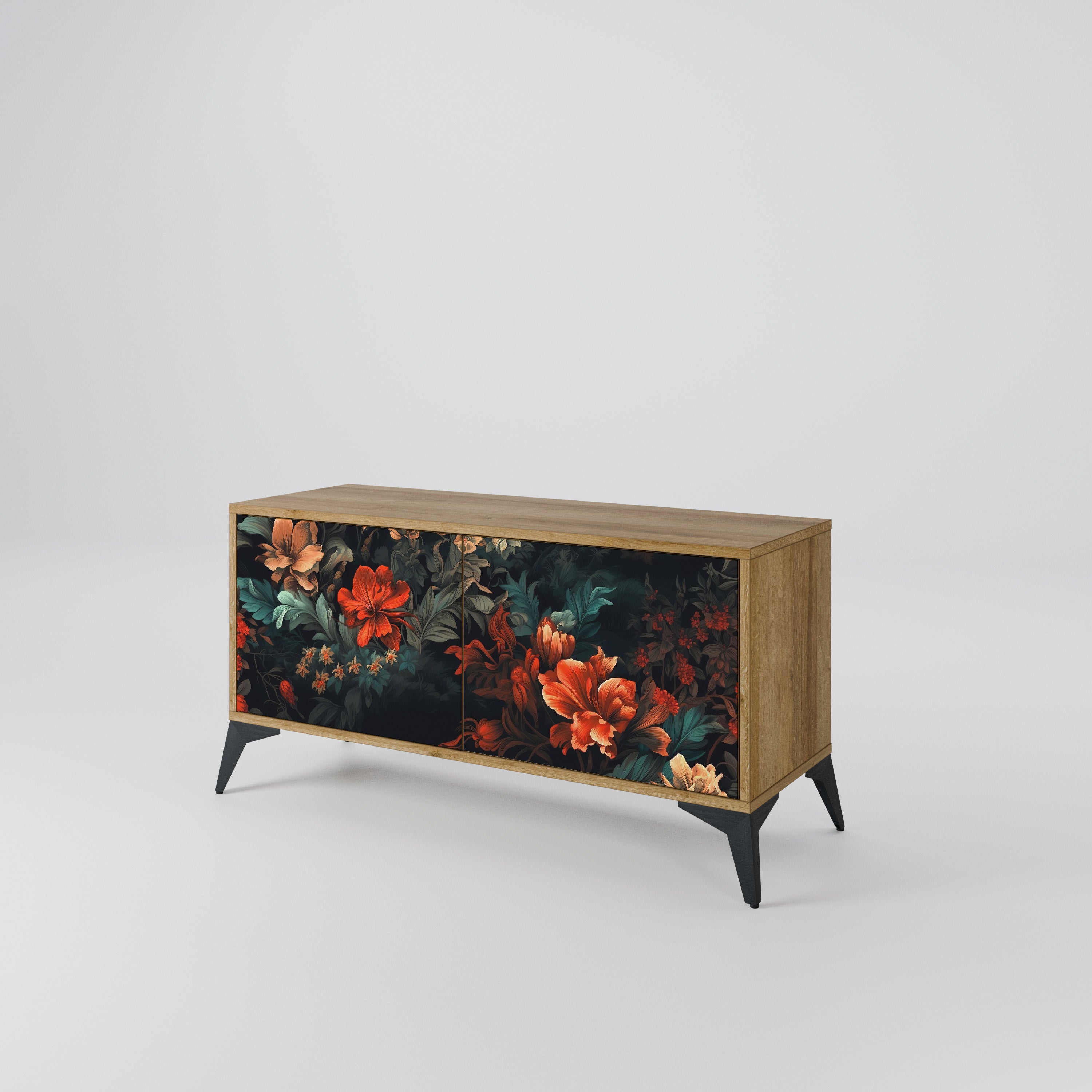 IMAGINARY BLOSSOM Compact 2-Door TV Cabinet