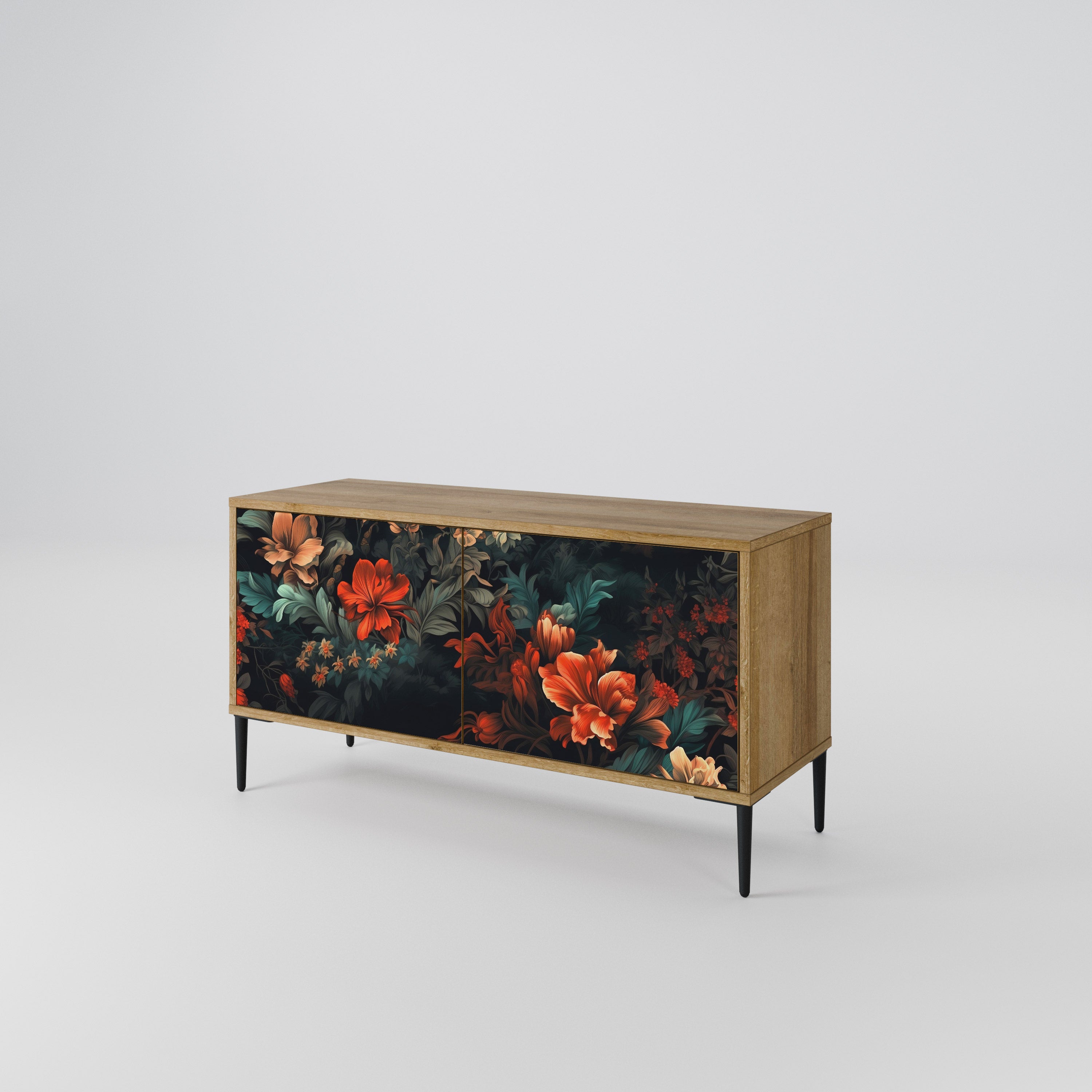 IMAGINARY BLOSSOM Compact 2-Door TV Cabinet