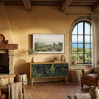 FERN FLOWERS Compact 2-Door TV Cabinet