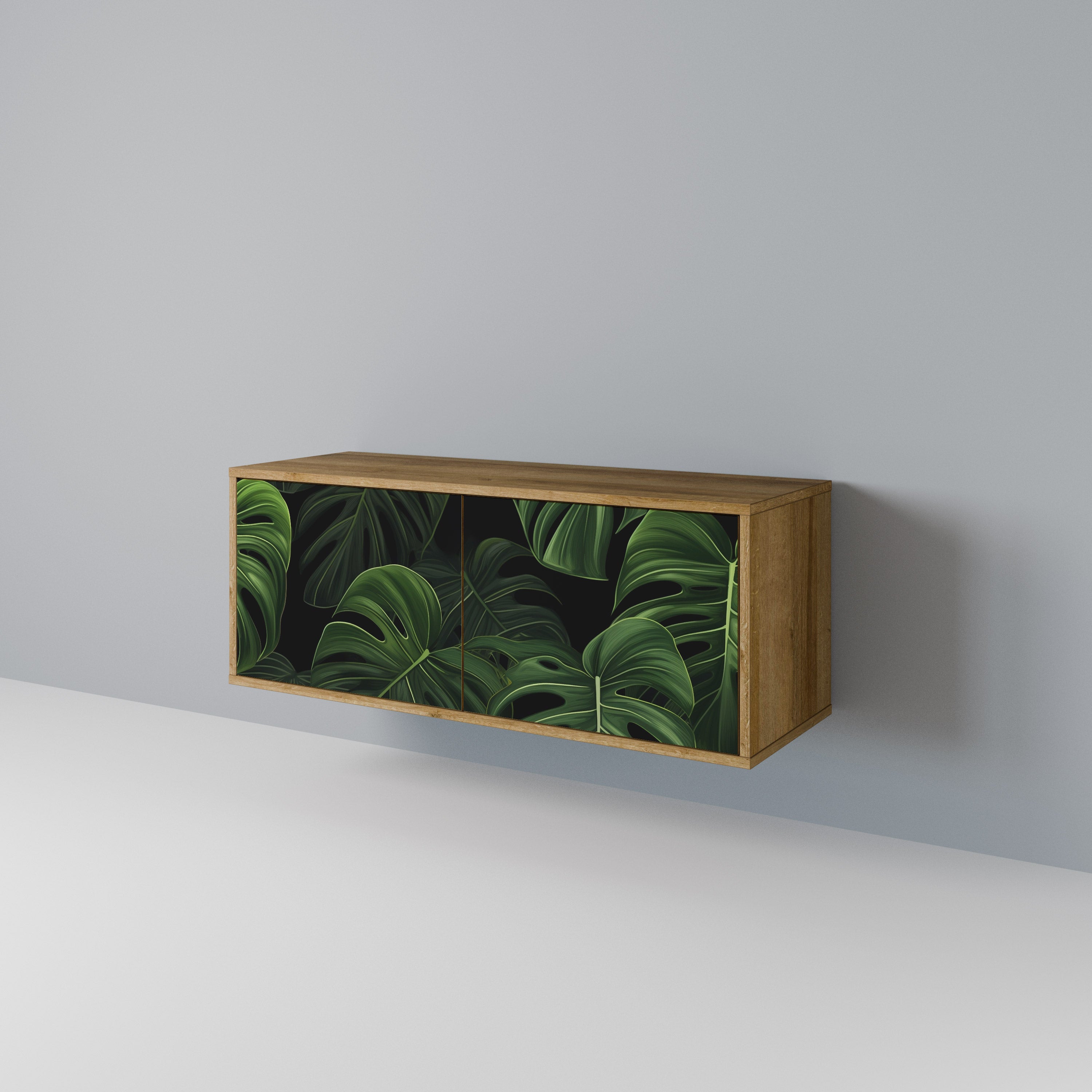 INFINITE MONSTERA Compact 2-Door TV Cabinet