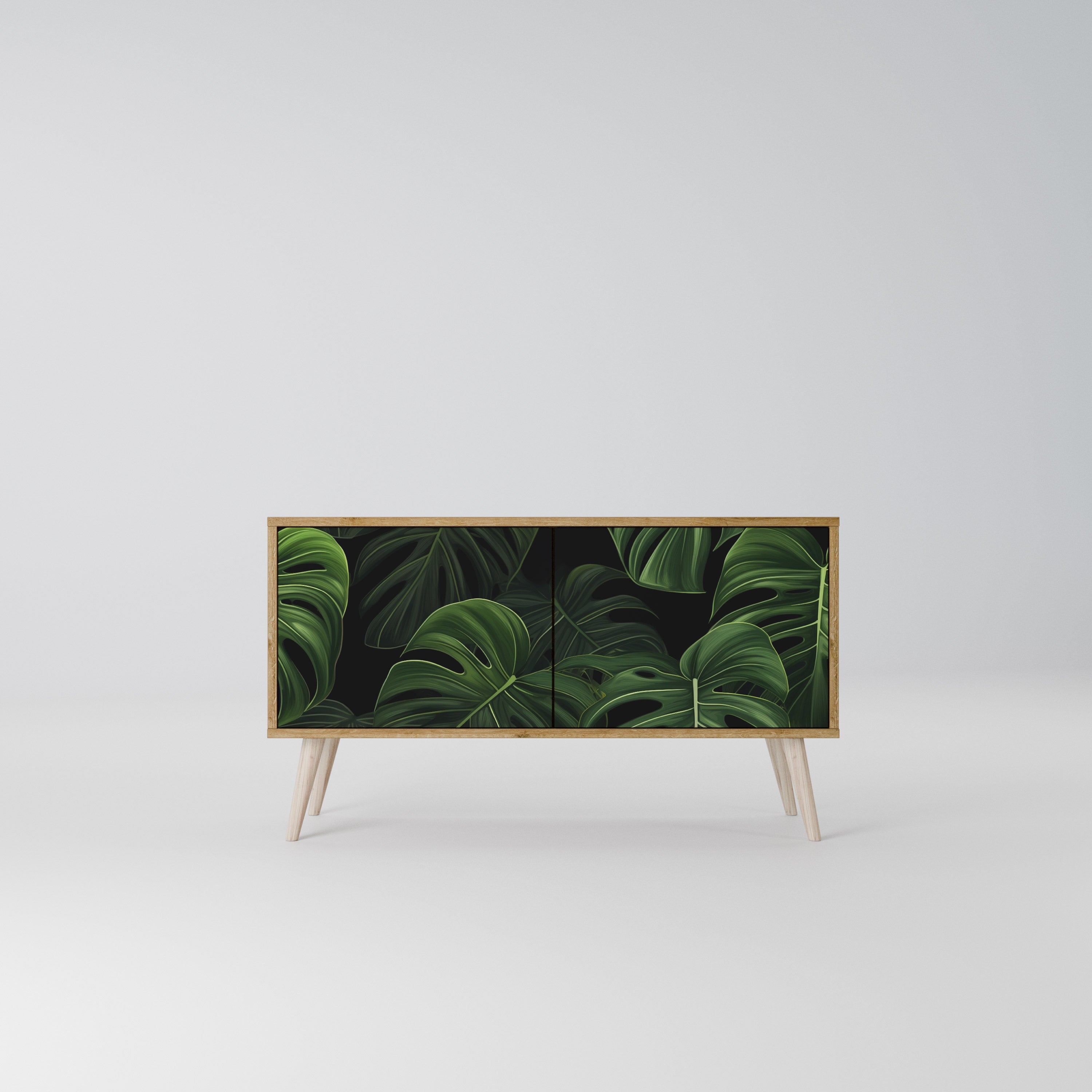 INFINITE MONSTERA Compact 2-Door TV Cabinet