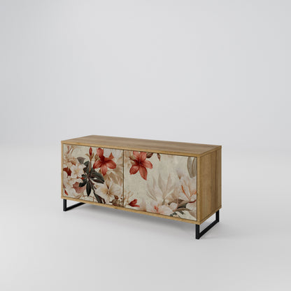 PETAL HARMONY Móvel de TV Compacto de 2 Portas