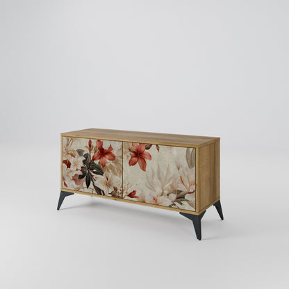 PETAL HARMONY Móvel de TV Compacto de 2 Portas