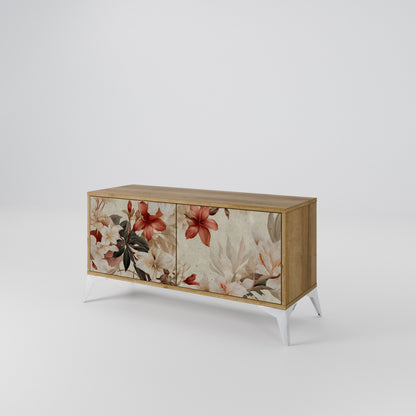 PETAL HARMONY Móvel de TV Compacto de 2 Portas