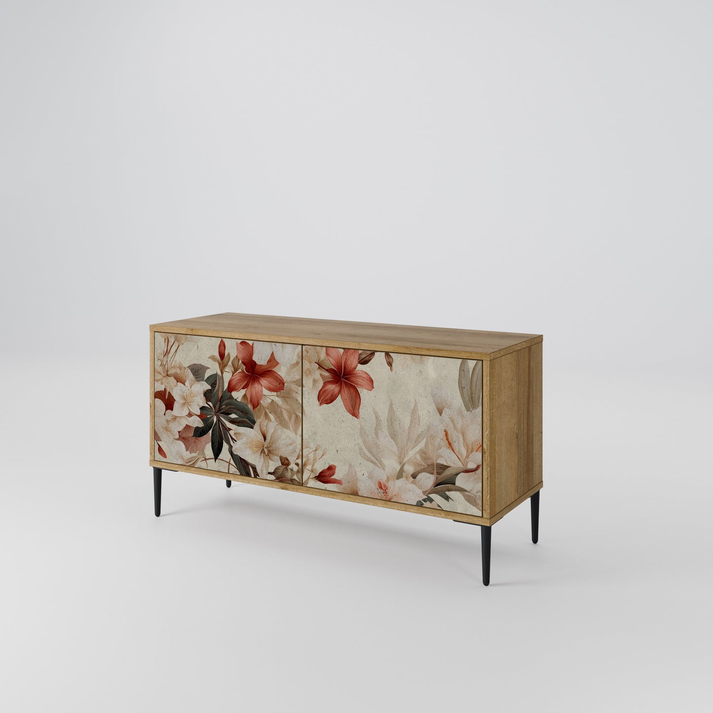 PETAL HARMONY Móvel de TV Compacto de 2 Portas