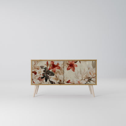 PETAL HARMONY Móvel de TV Compacto de 2 Portas