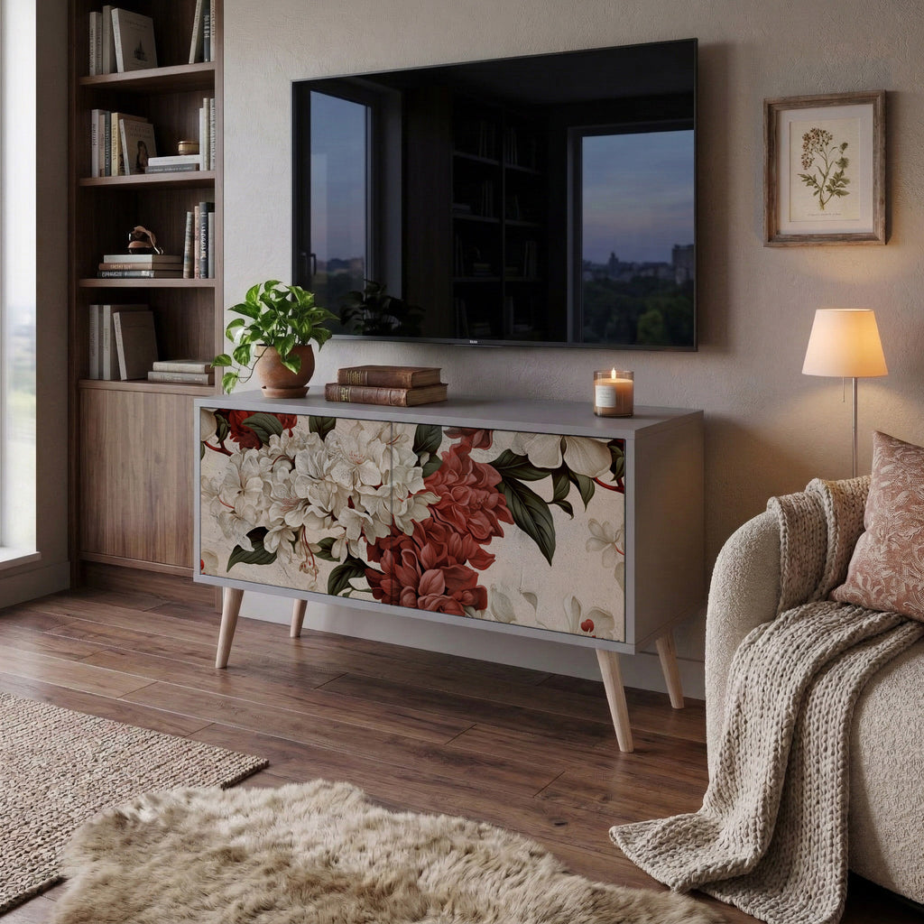 EPHEMERAL DAYS Compact 2-Door TV Cabinet